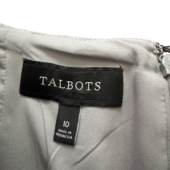 Talbots Wool blend pencil skirt Women's Sz 10 Gray Professional Office academia - Picture 2 of 8